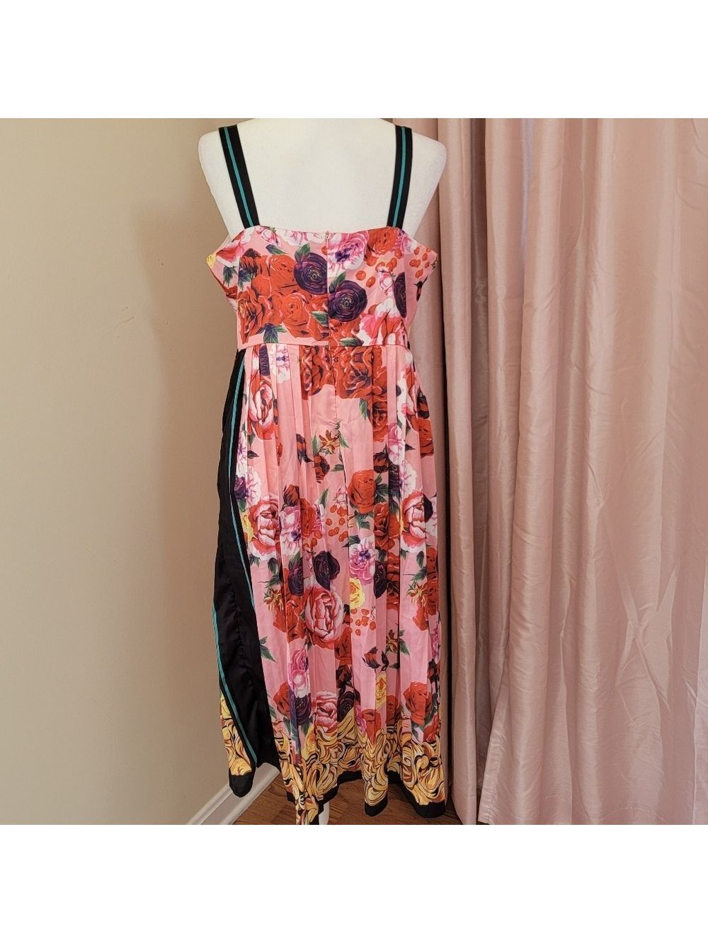 Dalia MacPhee Multicolor Patterned Floral Bustier Dress Size Large NWT - Picture 3 of 15